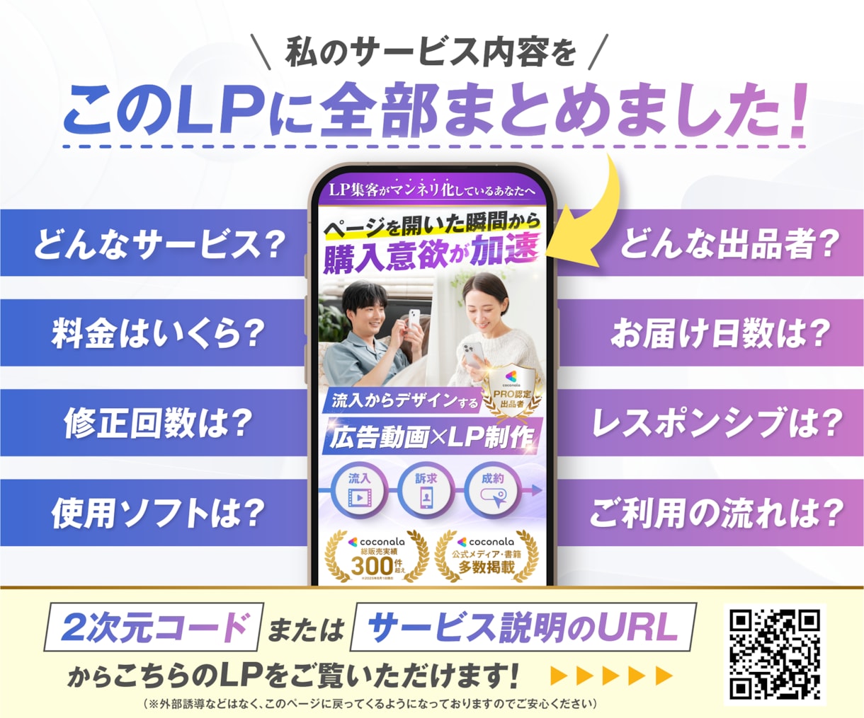 最高評価"★5.0"の安心品質！広告LP作成します セットで"広告動画"が50%OFF！LP単品の制作も大歓迎！ イメージ2