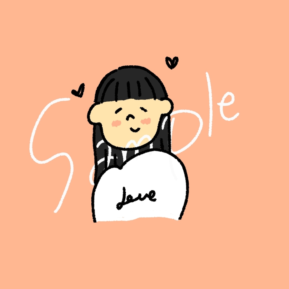 写真をシンプルなゆるいイラストにします カップルやお友だちとの思い出を！記念日や誕生日の贈り物にも！ イメージ2