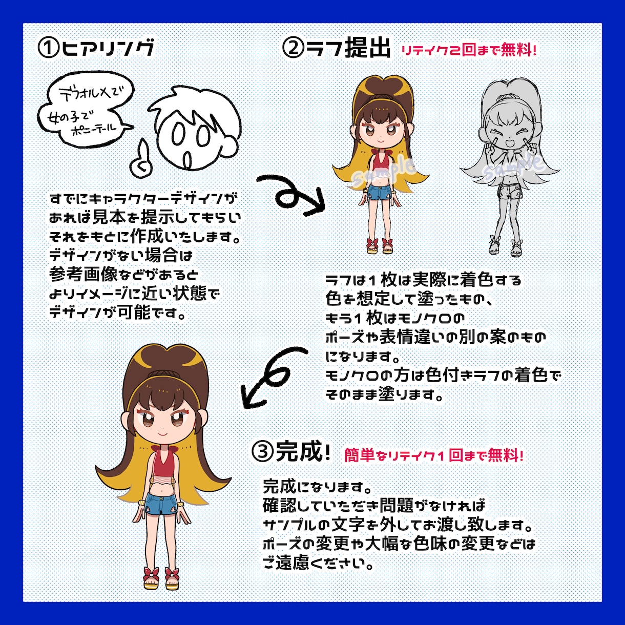 目を引くデフォルメイラスト、アイコン描きます ☆★先着10名様まで特別価格で提供！★☆ イメージ6