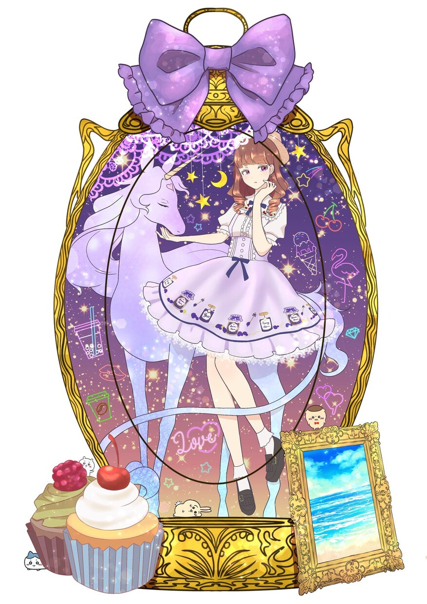 一枚絵イラスト描きます オリジナルキャラクターや似顔絵など イメージ3