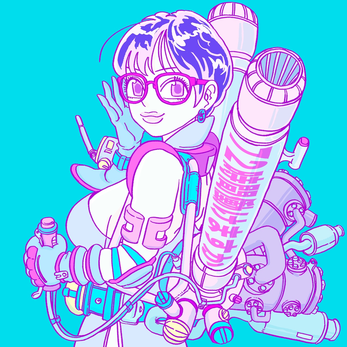 Pop & Sexyなガールズイラスト描きます 唯一無二のイラスト！CDジャケット、ポスター、Tシャツ等に！ イメージ2