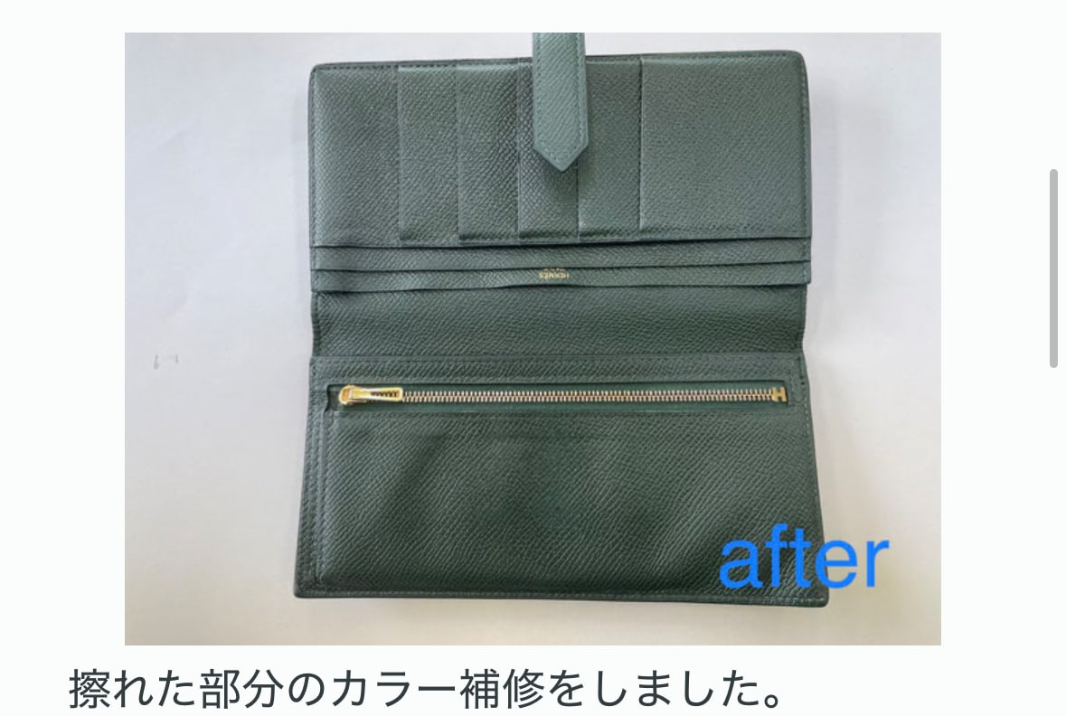 財布・バッグの角スレ補修／色あせリカラーします バッグ、鞄、リュック、革ジャン、革製品なんでも受けます イメージ2