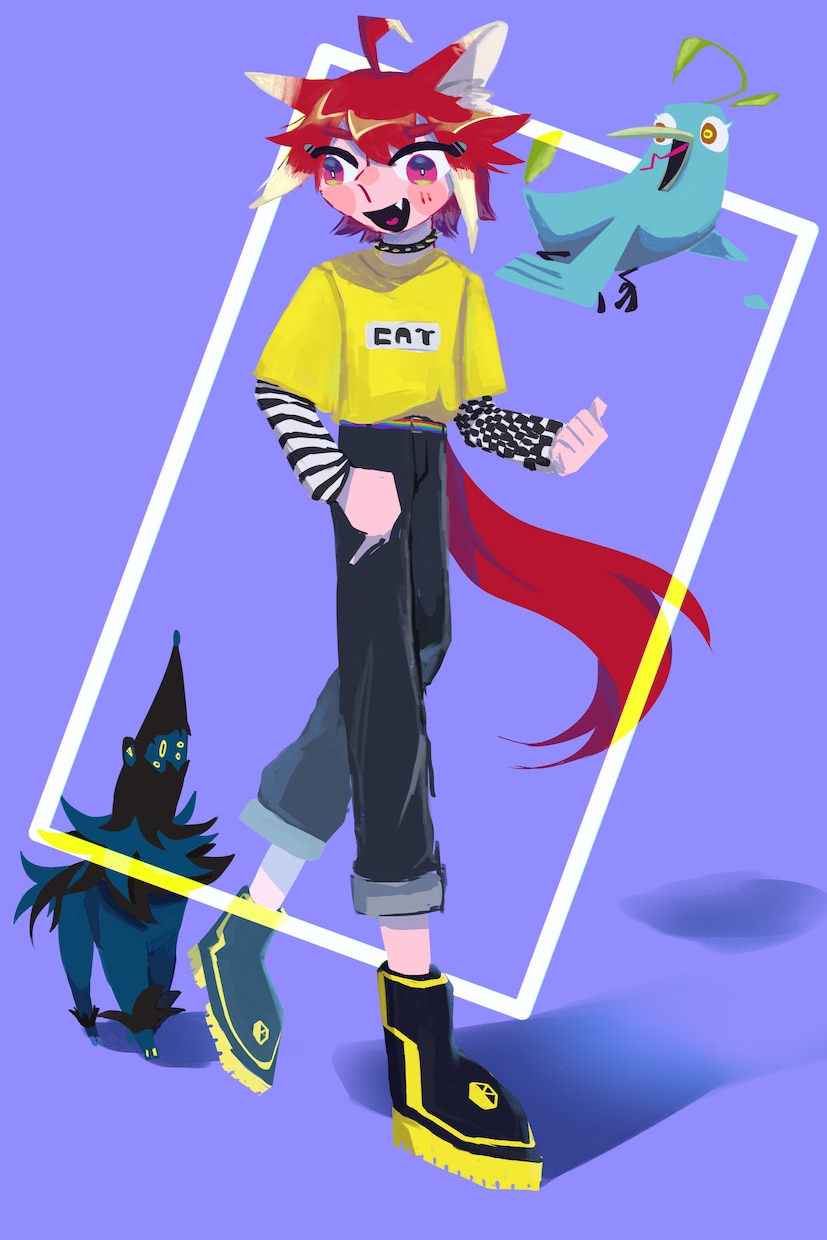 個性的なイラスト描きます ポップなデフォルメのイラストです！ イメージ3