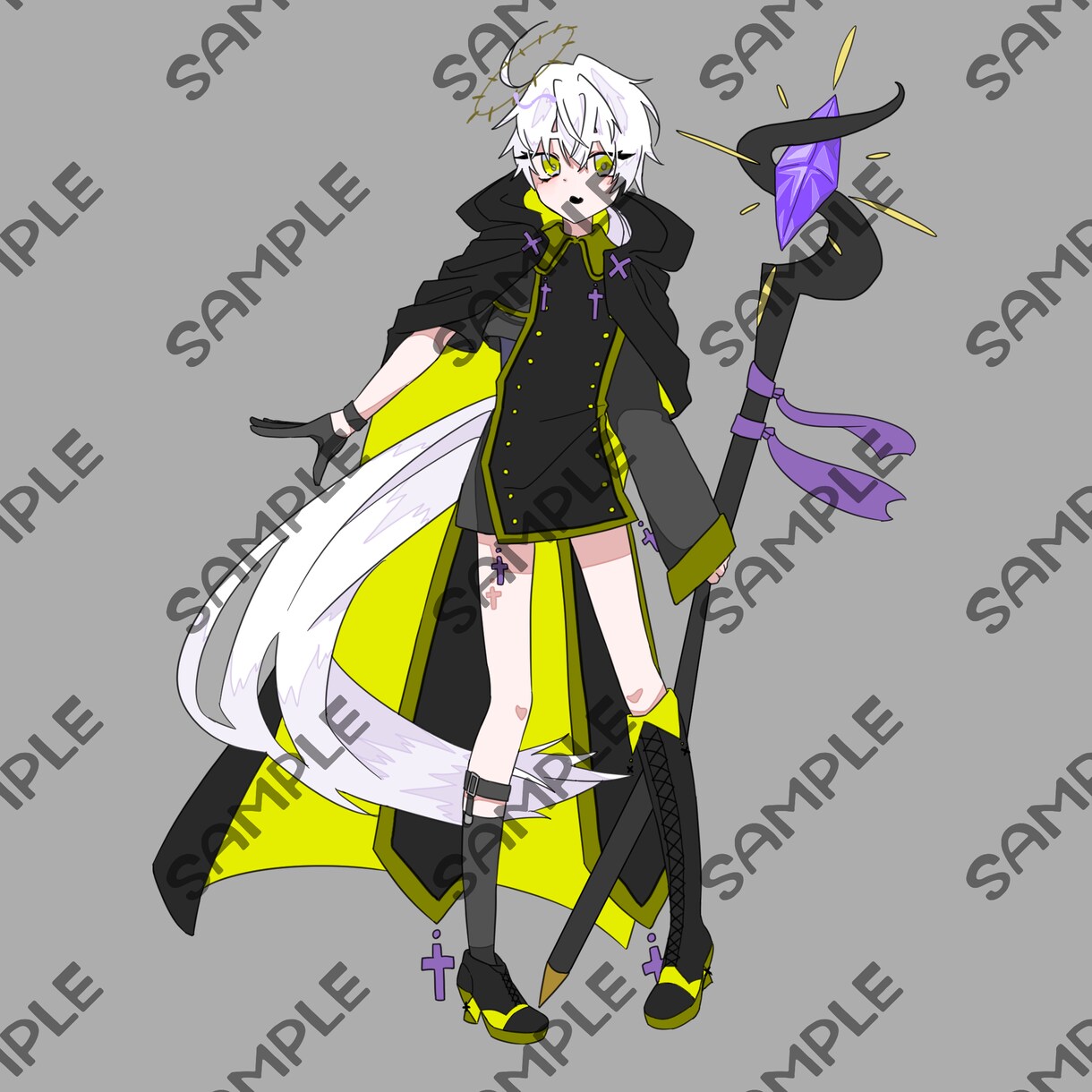 キャラクターイラスト・デザイン作成いたします SNSのアイコンやVtuberのミニキャラなどにも！ イメージ4