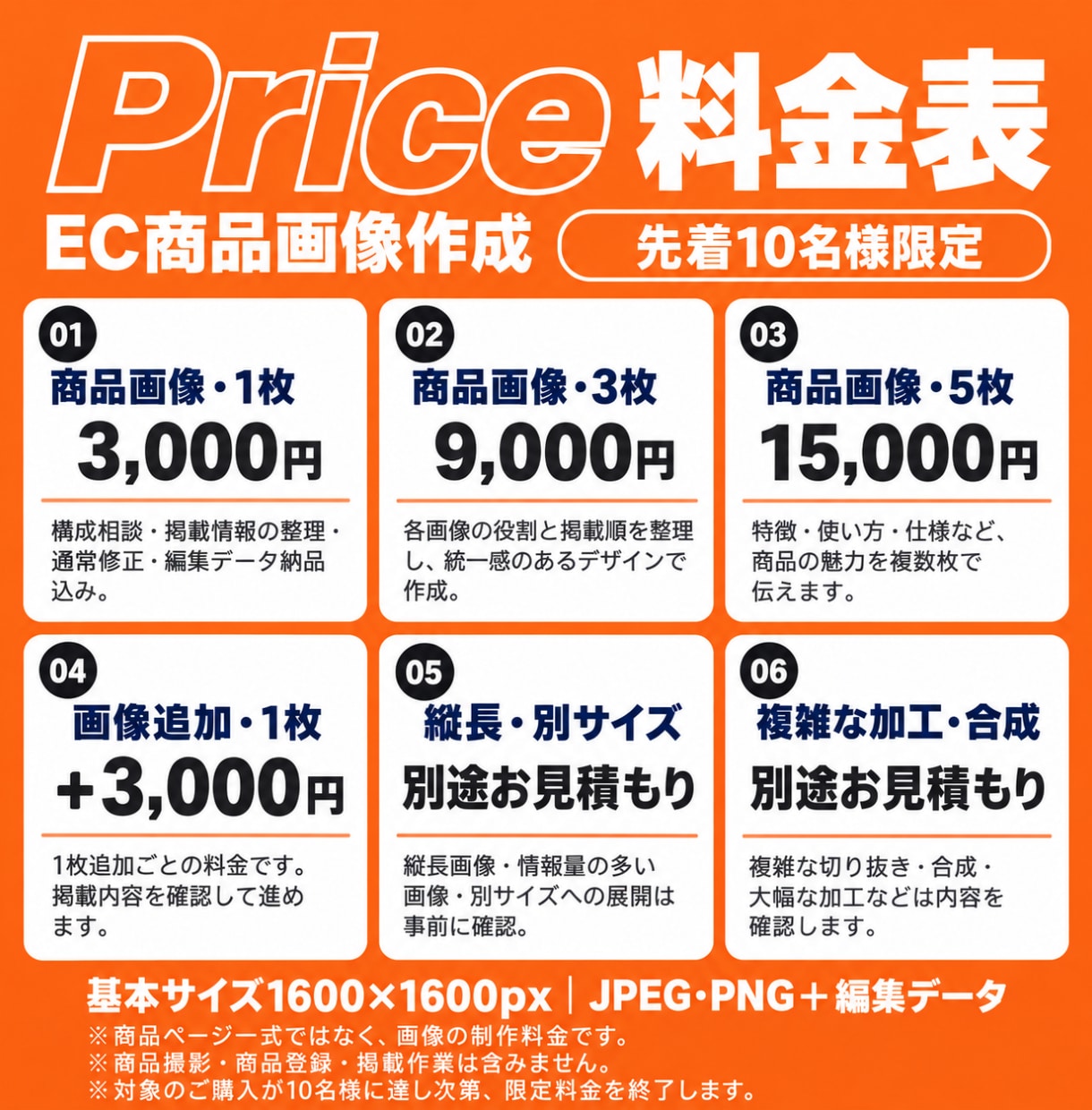 商品の魅力が伝わるEC商品画像を作成します Amazon・楽天・Yahoo!対応｜先着10名限定価格 イメージ3