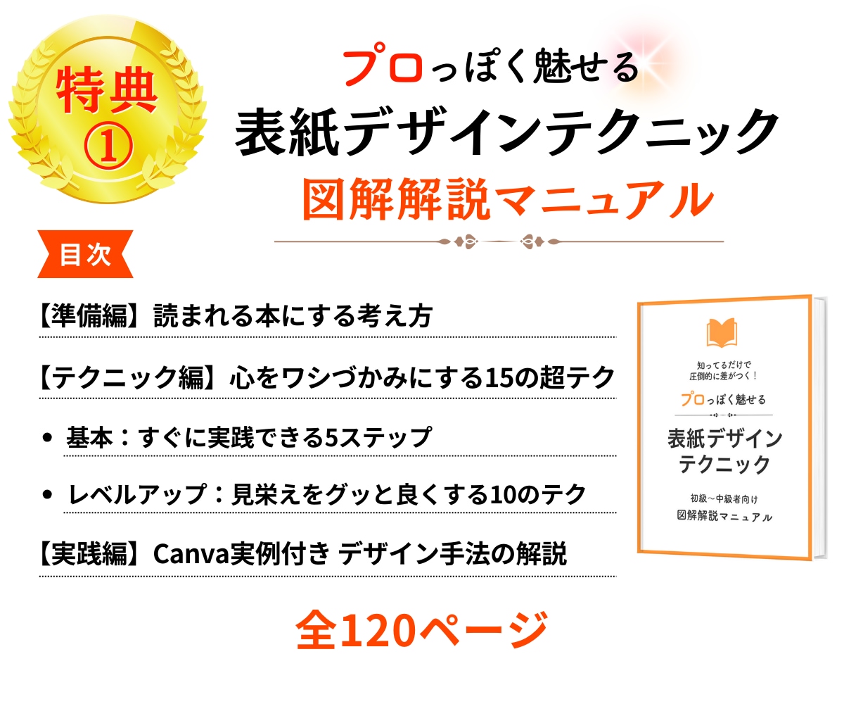 電子書籍表紙デザイン82種類テンプレート販売します 外注不要・時間節約！テク解説マニュアル＆便利フォント帳付き イメージ6