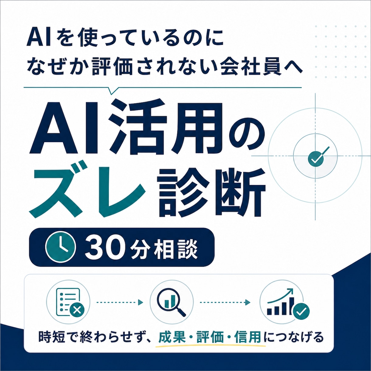 AI活用のズレを診断します 成果につながるAIの使い方へ整えます イメージ1