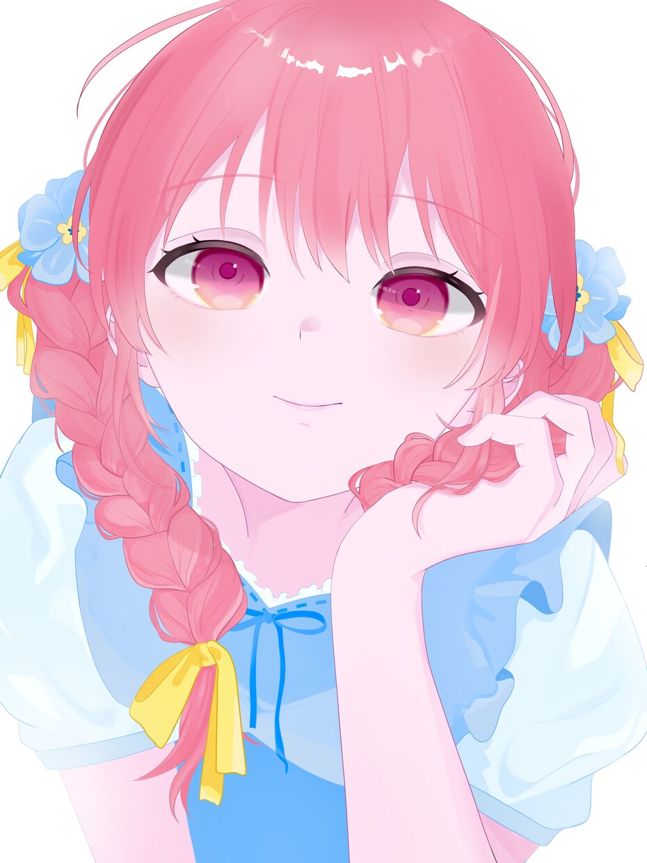 透明感・ふんわり系のアイコンやヘッダーを描きます 商用利用OKアイコン・YouTube・VTuber風にも対応 イメージ3