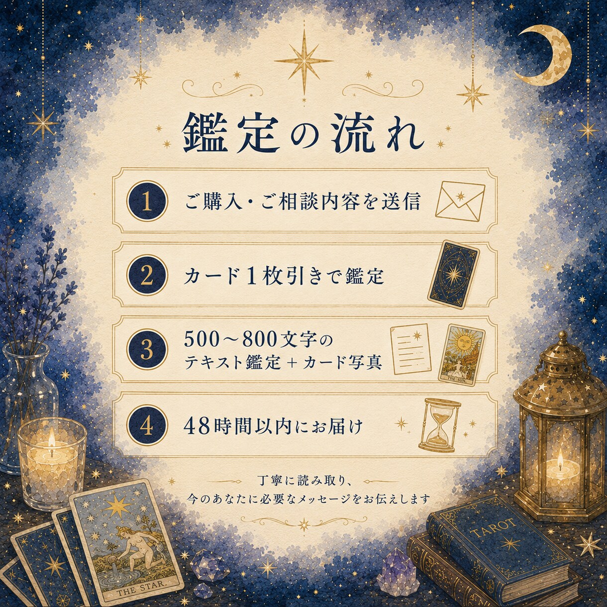 仕事の迷いをタロットで一緒に整理します 働くあなたの気持ちに寄り添う、優しいテキスト鑑定 イメージ4
