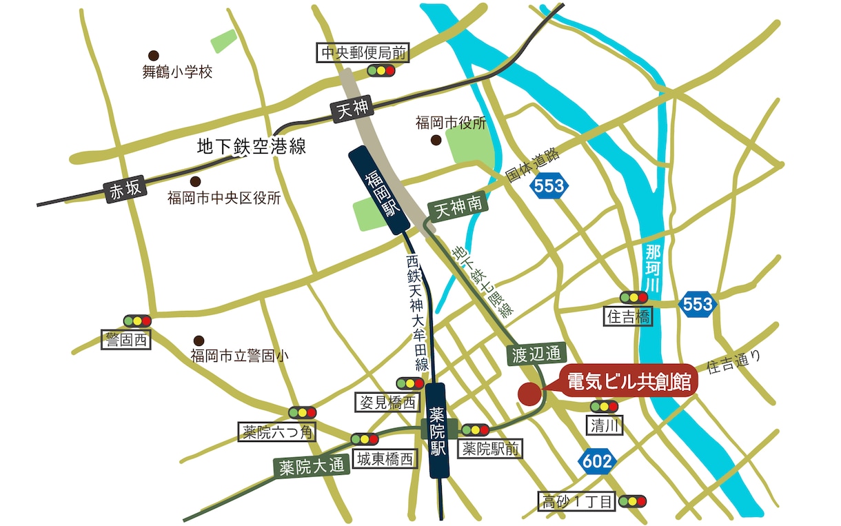 シンプル ＆ わかりやすい地図作成いたします 会社や店舗用に最適！ オリジナルの地図が欲しい方にオススメ！ イメージ7
