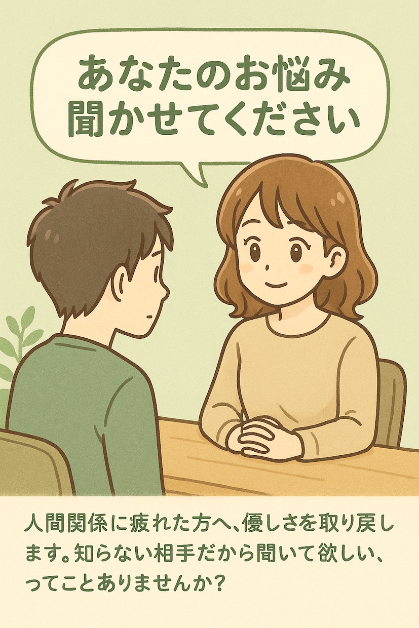 1時間じっくりお話し聞きます LINE・チャット感覚で気軽にご相談できます✨ イメージ2