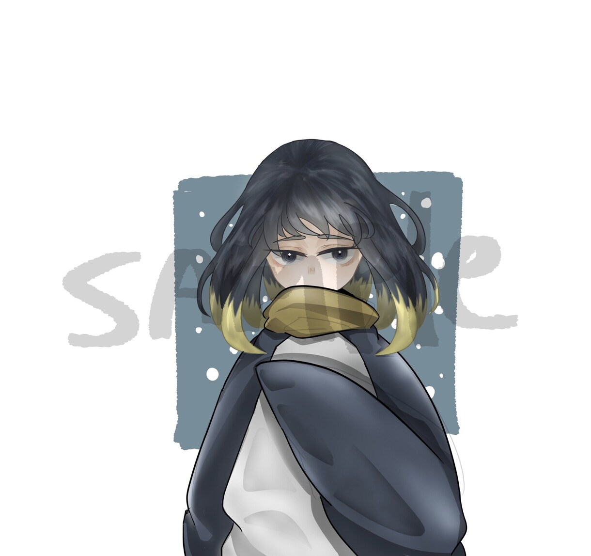 SNSアイコやンヘッダー、立ち絵描きます 立ち絵からアイコン等、ご依頼に沿ったイラストを作成します イメージ3