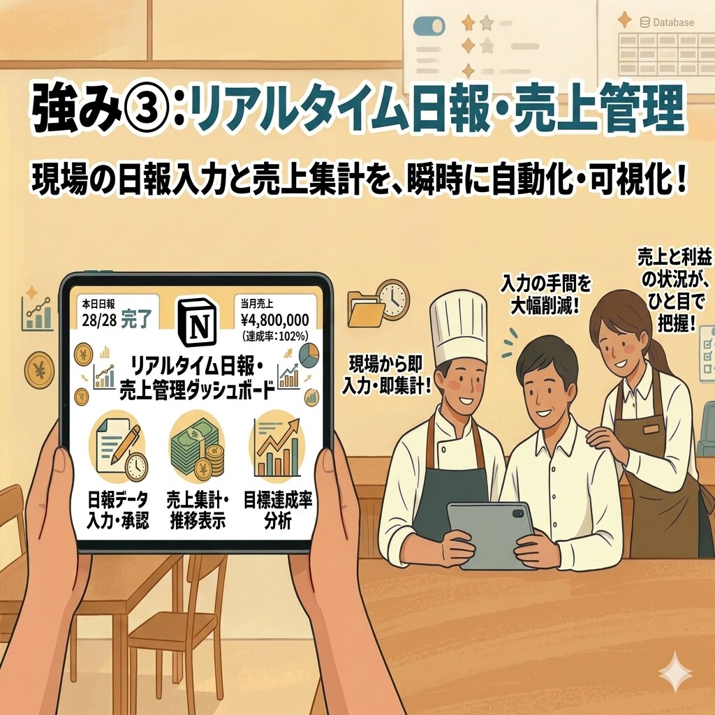 飲食店専用のマニュアル・仕組み化を構築します 教育時間は最小、スマホ動画で誰でもできる店舗運営を実現。 イメージ4
