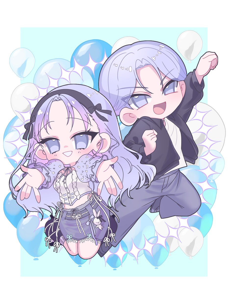 可愛いデフォルメキャラ描きます グッズなどで使用できるイラストを納品させていただきます イメージ4