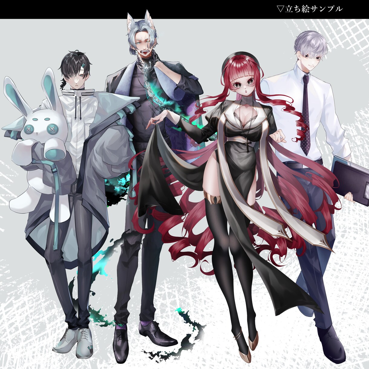 TRPG・ゲーム・配信用の立ち絵&イラスト承ります アイコンから一枚絵まで幅広く対応します！ イメージ4