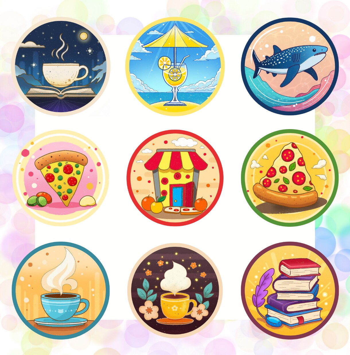 ちょっとしたモチーフのイラスト、アイコン作成します 商用利用OK！１点2000円から！心を込めてお作りします！ イメージ1