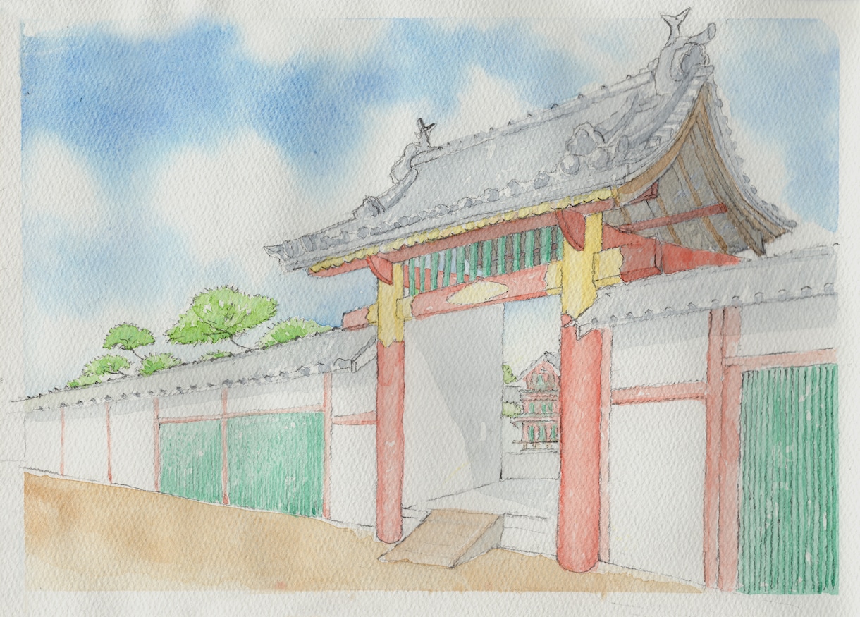 手描き！水彩画で建物や街並み・景色を描きます 旅行先の景色や思い出の場所をイラストで表現します！ イメージ8