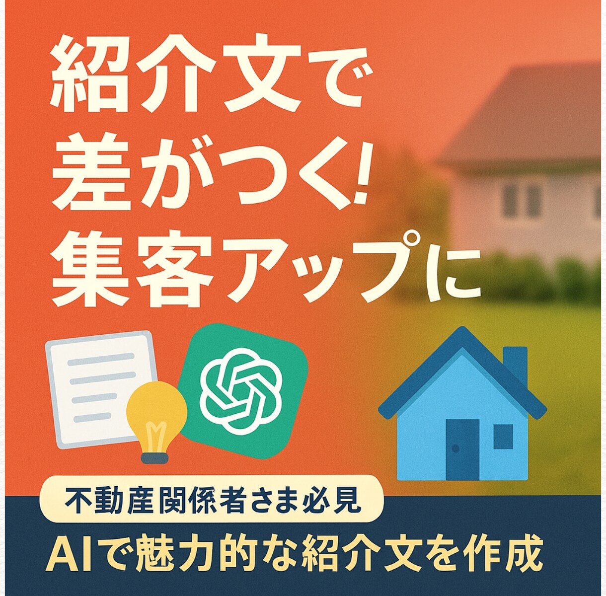 不動産紹介文・物件キャッチコピーをAIで作成します 集客力ある紹介文、即納(24時間以内)OK！ イメージ2