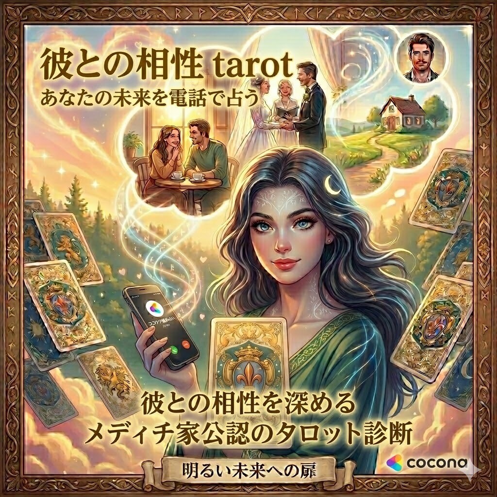彼との相性を占います 深層心理からの答えをメディチ家プリンセス公認タロットで イメージ1