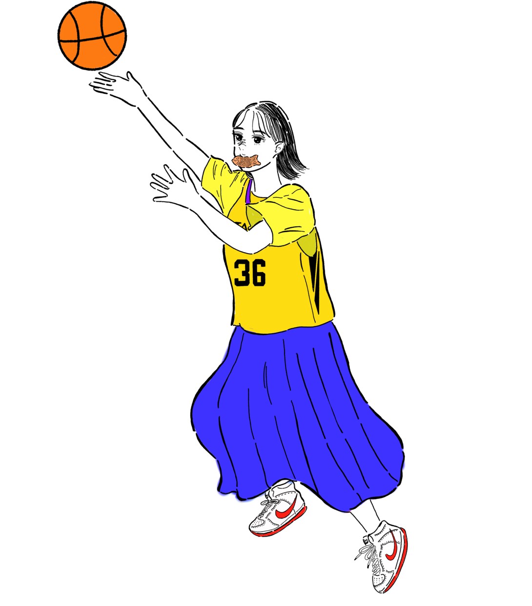 SNSやラインのアイコンに使えるイラスト制作します ちょっとレトロでシンプルなイラスト イメージ2