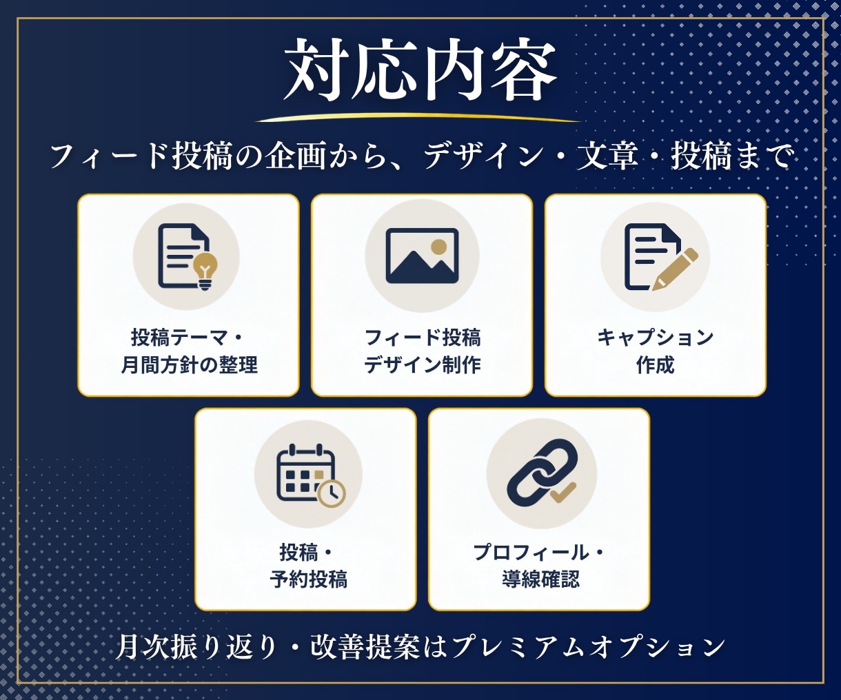 Instagram投稿作成・運用を支援します 企画・デザイン・文章作成から投稿までまとめて対応します イメージ2