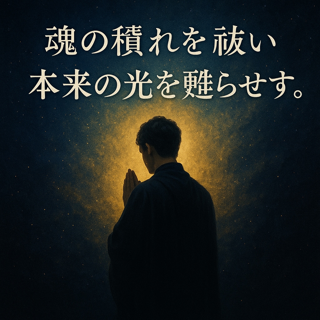 魂の穢れを祓い、本来の光を甦らせます 曇りを拭い、魂の中心に眠る真の輝きを呼び覚ます浄化ヒーリング イメージ3