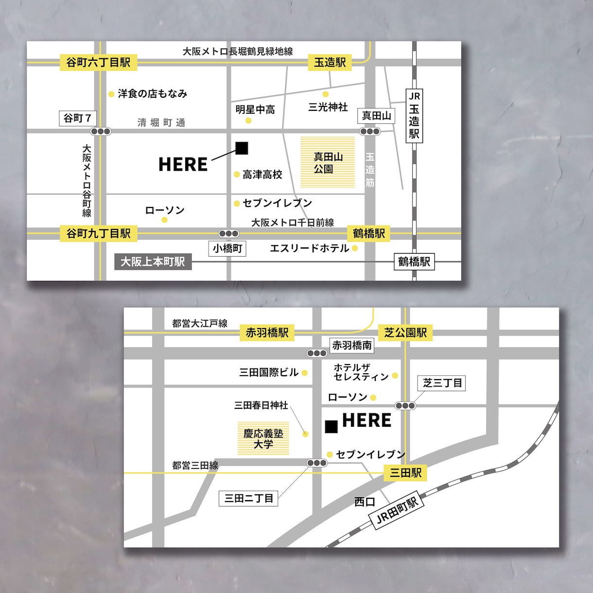ご希望のテイストでイラストマップ・地図作成します イメージに合った地図のテイストについてご相談ください イメージ9