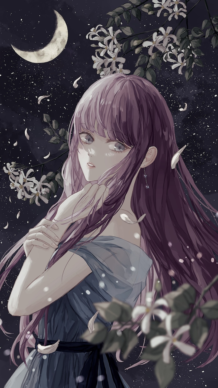 厚塗りで透明感のあるイラスト描きます 男性も女性も、和風も洋風もお任せください イメージ1