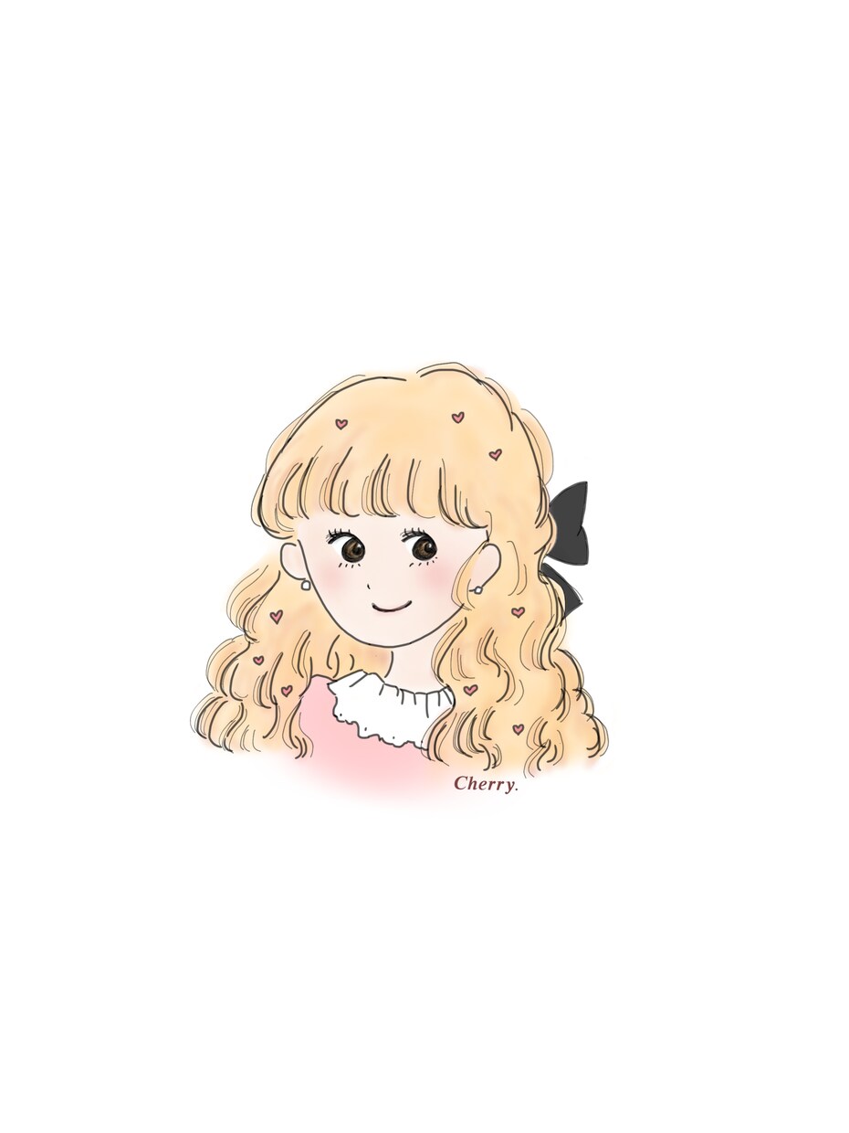 ココナラ以外のツールで知った方にご案内します Cherry.の絵でアイコンをとびっきり可愛く♡ イメージ7