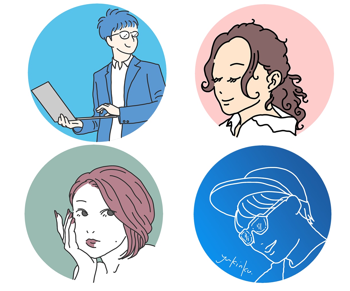 シンプル・おしゃれな　線画アイコン描きます おしゃれなイメージでロゴのようなイラストを提供します！ イメージ4