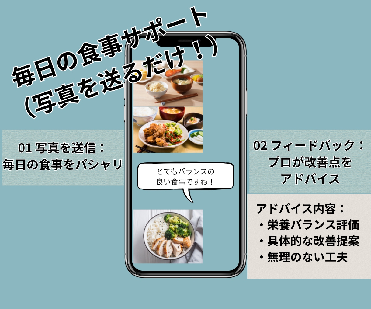 2週間お試し​！食事×トレーニングをサポートします 女性限定｜食事・運動を無理なく続ける習慣作り｜伴走型 イメージ4