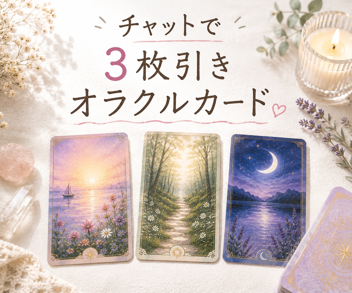 片付けのモヤモヤをオラクルカードで読み解きます 片付けメンタルとモチベーション整えます！ イメージ4