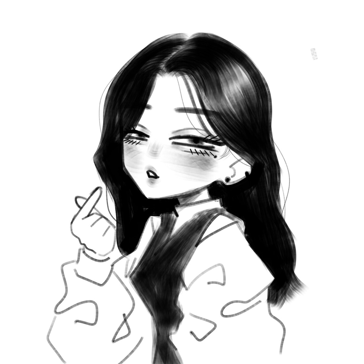 あなたへ絵を描きます 韓国風の絵柄であなたの好きな子を描かせていただきます。 イメージ3