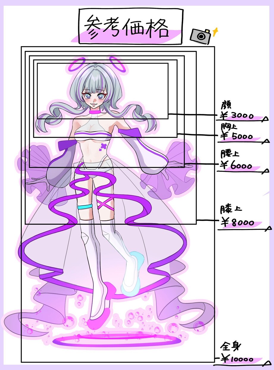 VTuber・配信者向けのイラストを制作します 配信、グッズ、立ち絵など、目立つ可愛いイラストが欲しい方へ イメージ10