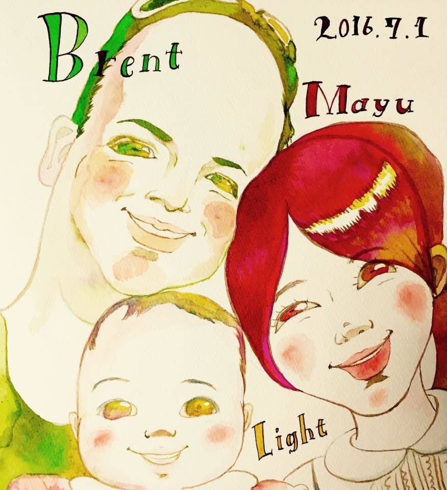 お洒落でアートな似顔絵制作いたします 結婚式のウェルカムボード・お誕生日やお子様・家族の記念に！ イメージ3