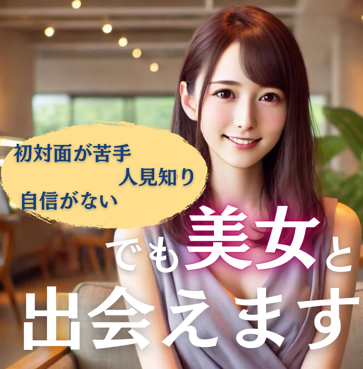 コミュ力なくても美女と出会う方法を教えます 【トーク力に自信がない男性向け】女心の動かし方を伝授します イメージ1
