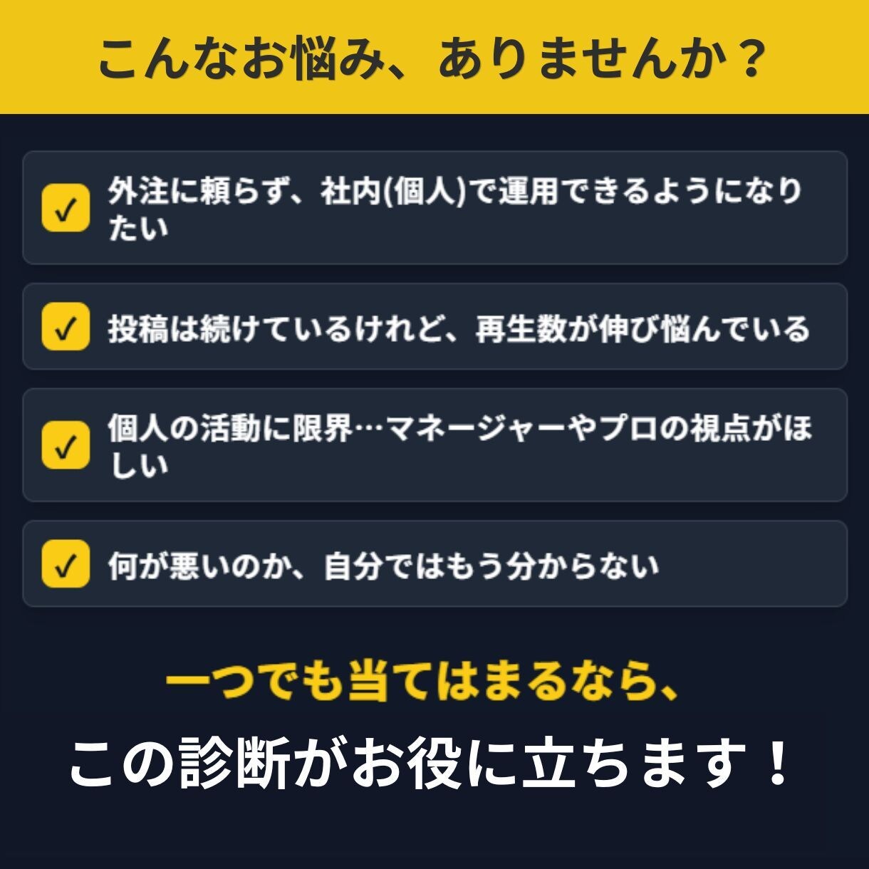 伸びないを解決！現状が分かるSNS診断します 【SNS自走支援】10分解説動画で分かりやすく徹底サポート イメージ2