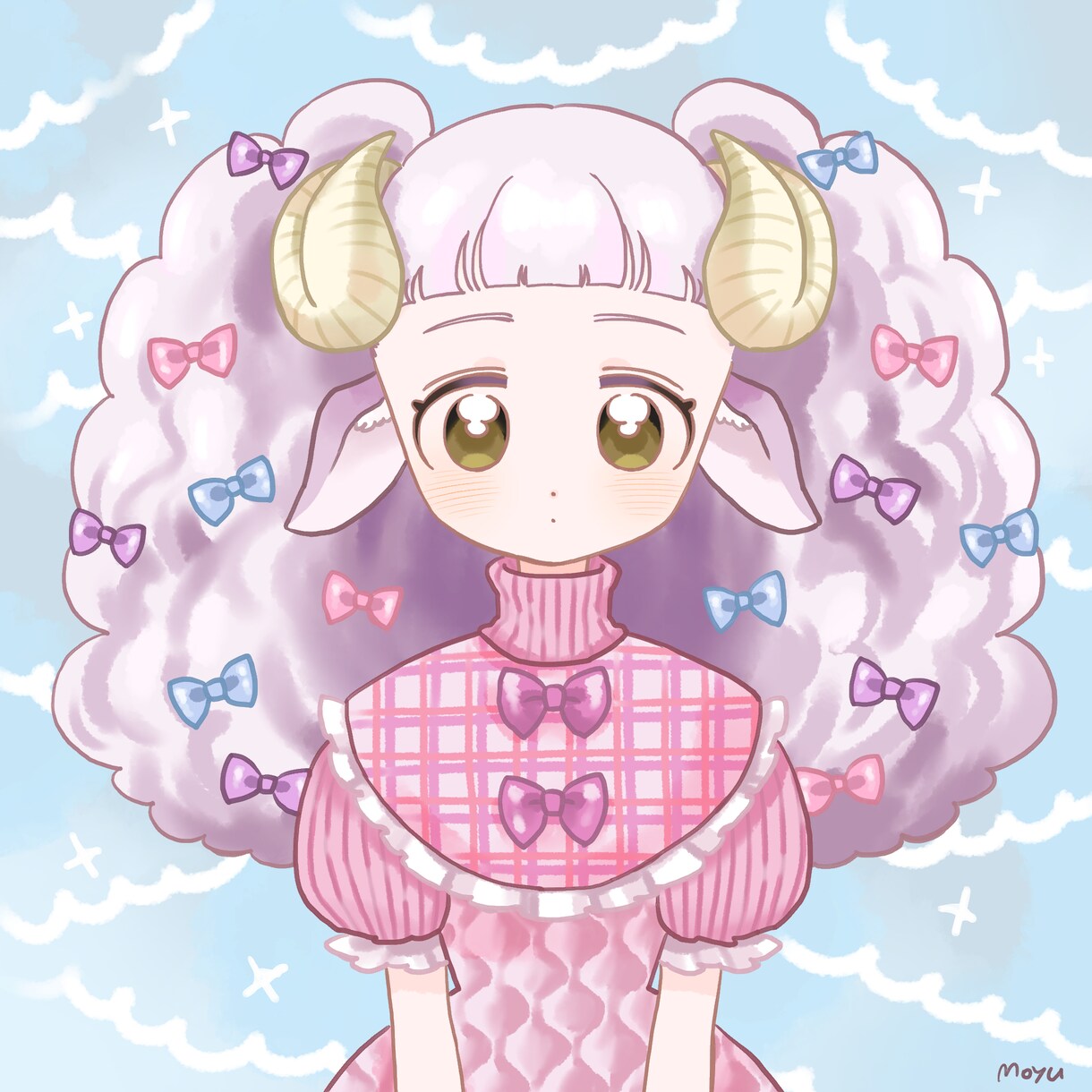 優しくポップな、少しレトロで可愛い絵を描きます 時代の流行りに流されない可愛い絵です イメージ1