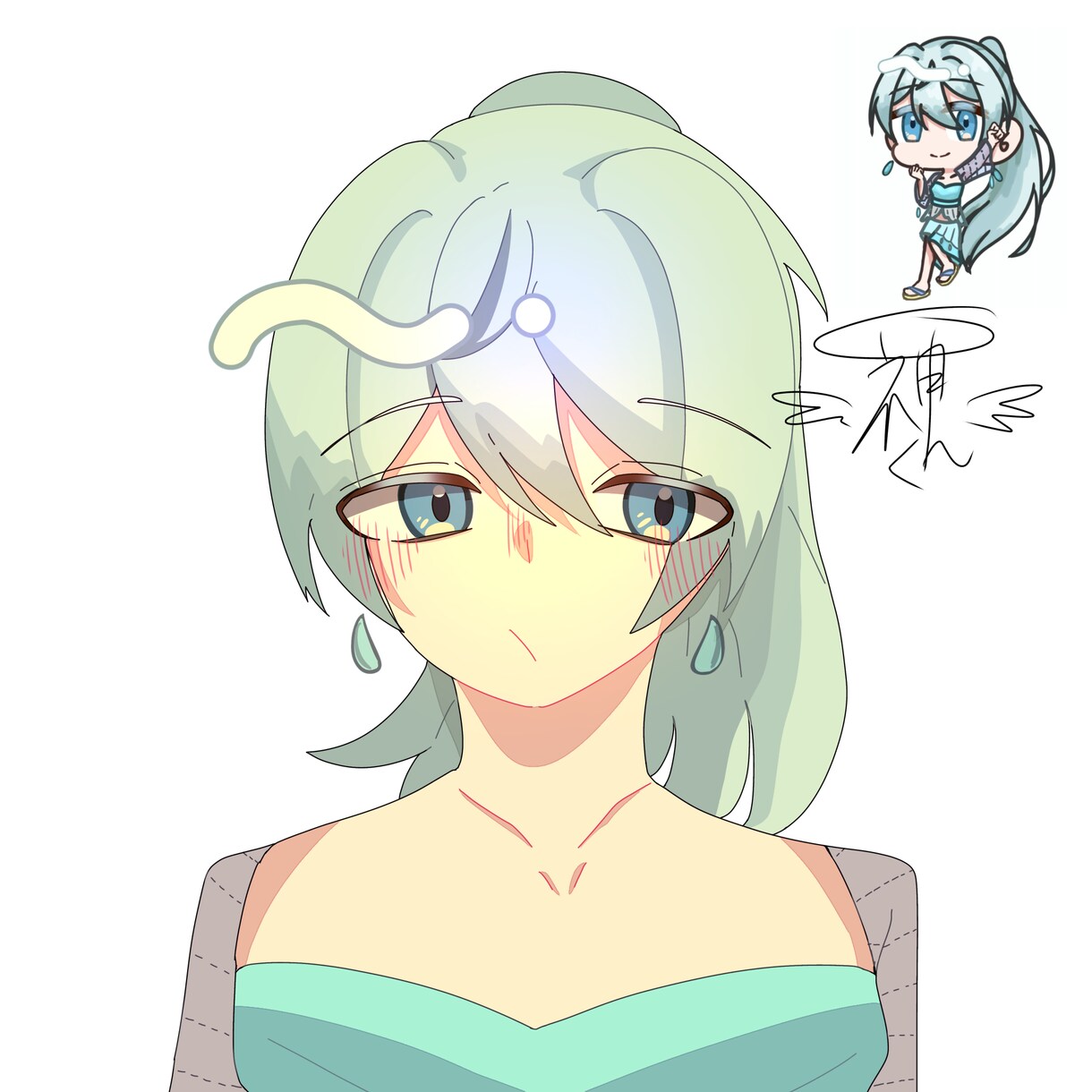 ご依頼を受けて、キャラアイコンなど描きます 参考イラストを元にして私がオリジナルキャラを描きます。 イメージ4