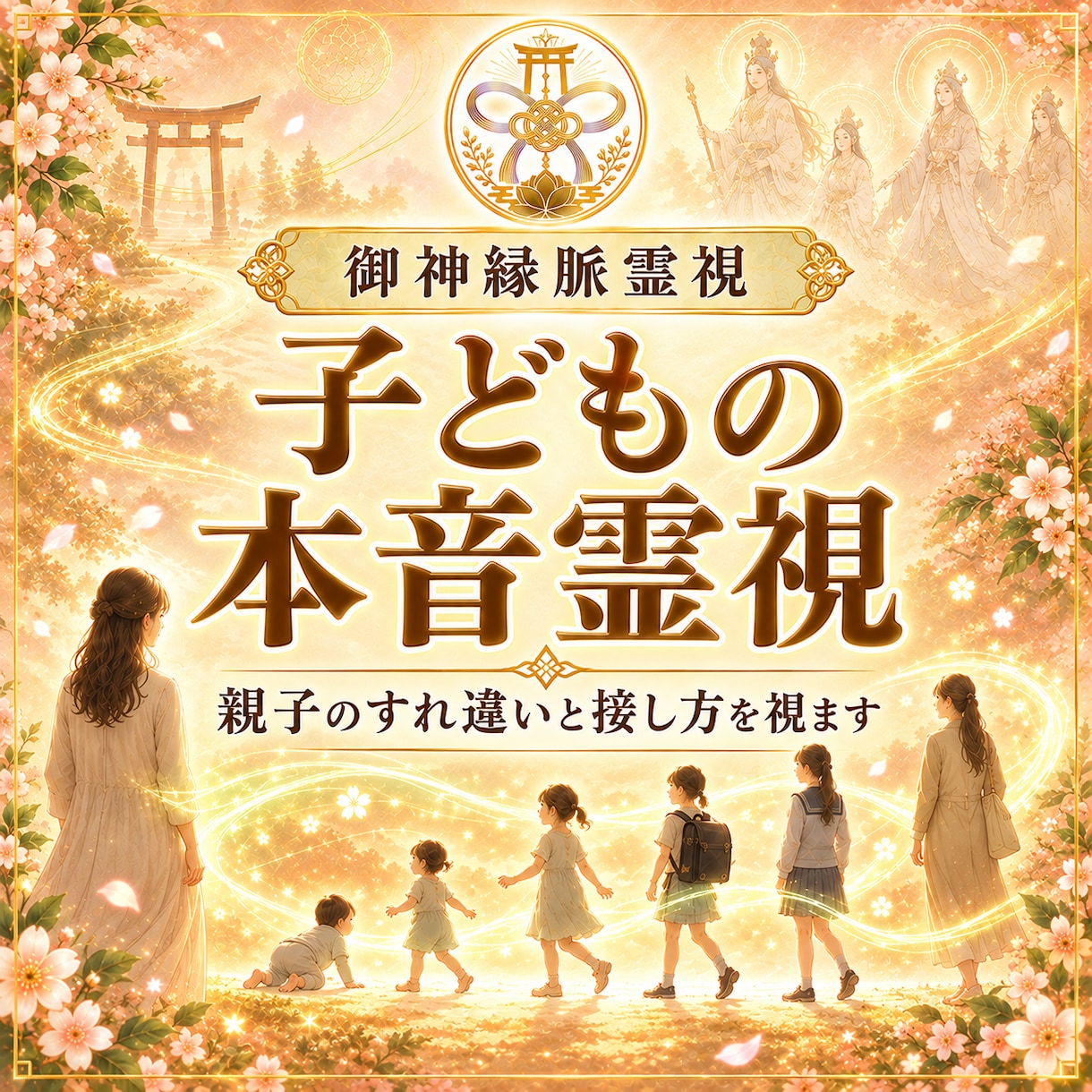 子どもの本音と親子のすれ違いを霊視します 子どもの性格・親子関係・接し方を御神縁から読み解きます イメージ1