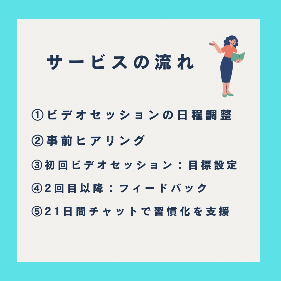 ５日間【初回限定】挑戦や新たな習慣のサポートします 人生を自分で決断して行動していきたい人へ イメージ4