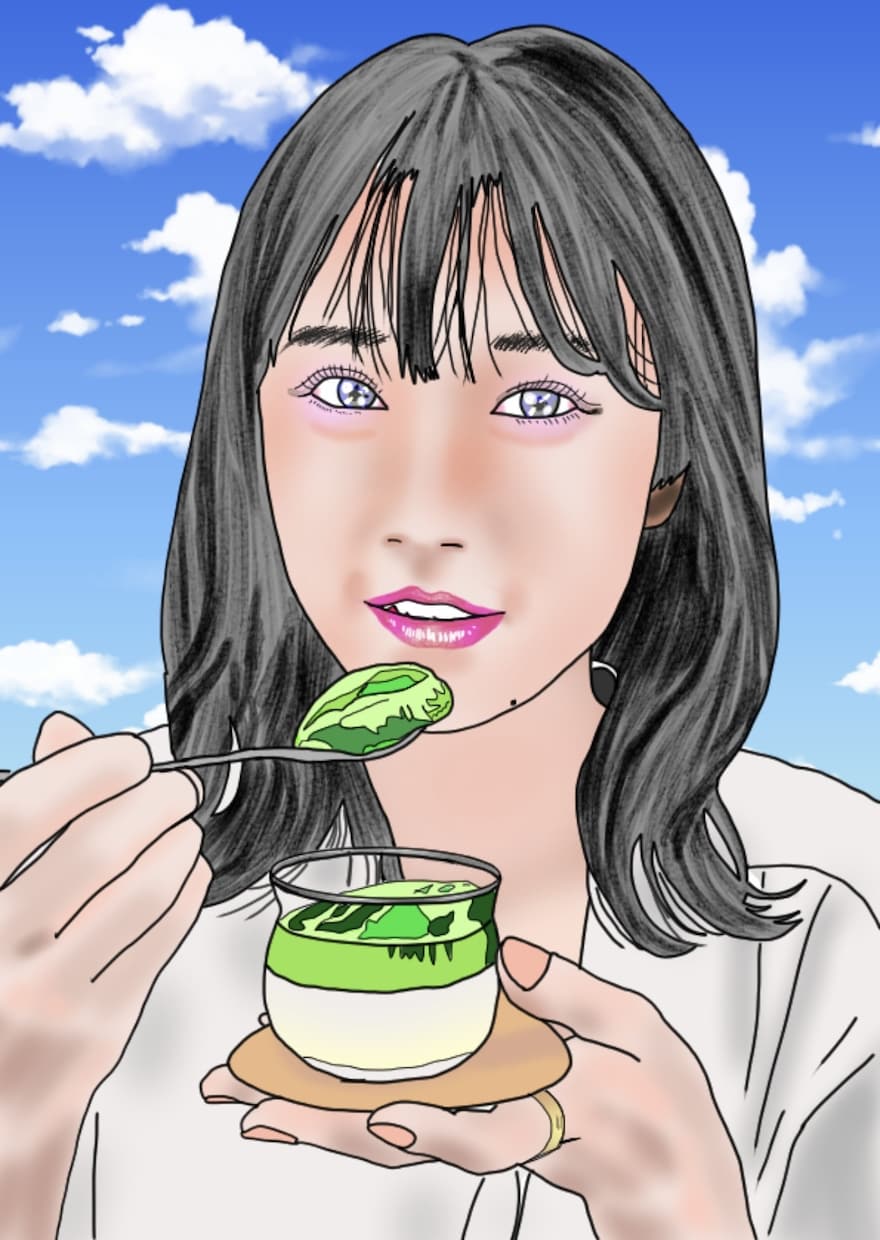 SNS、Live配信、鑑賞用の似顔絵を描きます 可憐でオシャレな似顔絵アイコンをなるべく似せて作成します イメージ3