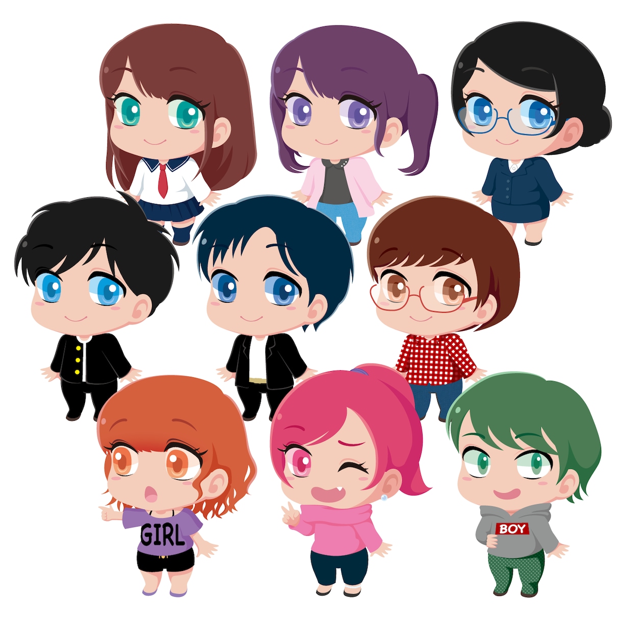 ゲームのアバター風のイラスト描きます 周りとちょっと違ったイラストを イメージ2