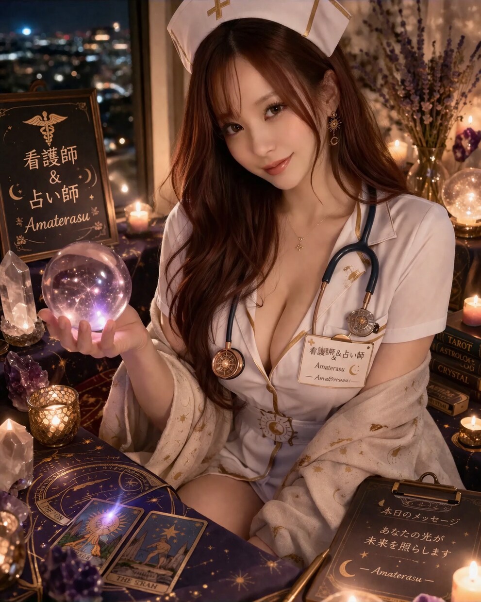 現役看護師がタロットで不安を解消し心に光を灯します 複雑愛や孤独に効くお悩み処方箋。誰にも言えない本音を聴きます イメージ2