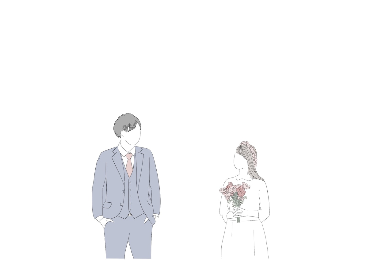 お洒落なイラスト描きます アイコンや名刺用に淡色でデザインします イメージ10