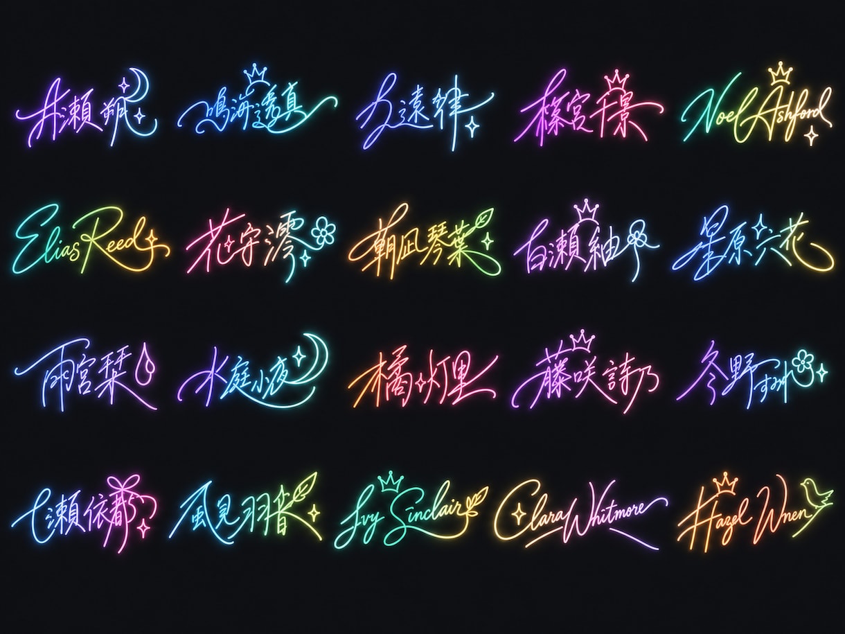 自分だけのオリジナルサインを提供します 世界でひとつだけのオリジナルサインはいかがですか？ イメージ3