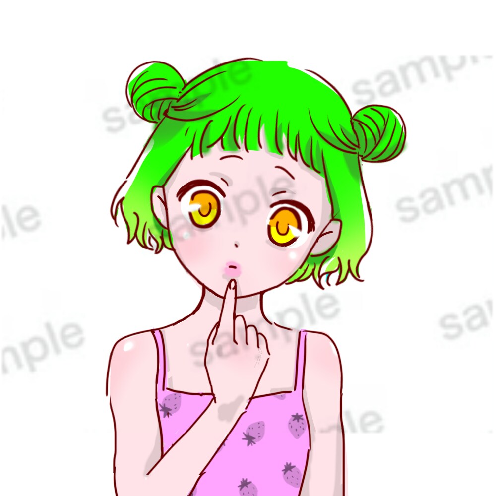 モエ〜な可愛い女の子描きます 雑誌など商用利用OK萌えかわ少女イラスト作成します イメージ1