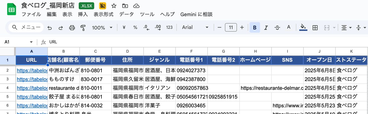 食べログからデータ抽出（スクレイピング）しますます ヒトサラ等も可能！飲食店営業用にご利用ください！ イメージ2