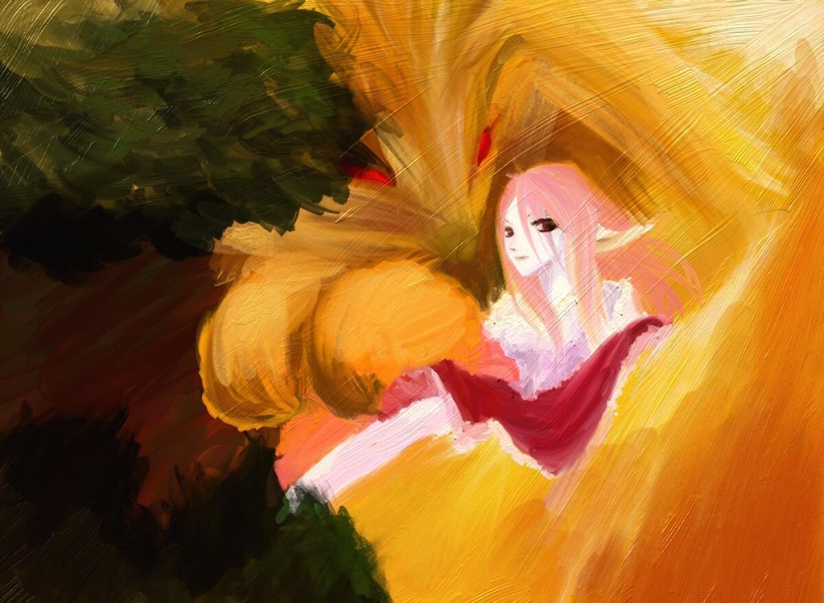 キャラクターイラスト制作（背景もあり）承ります 小説の扉絵やプライベートでの壁紙など多用途に使用可能です！ イメージ4