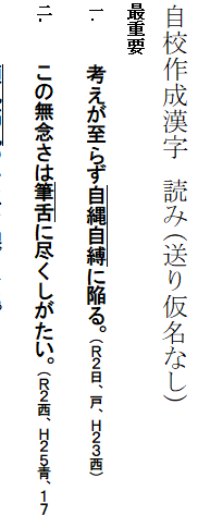 都立高校入試 自校作成校の頻出漢字 教えます 都立の自校作成漢字　2回以上の出題があったものをまとめました イメージ1